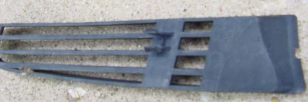 Removed front grill