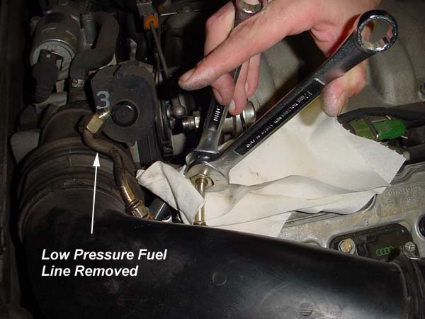 Removal of low pressure line