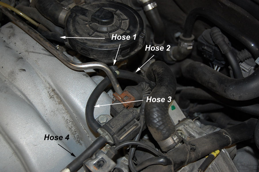 Back left side of the motor