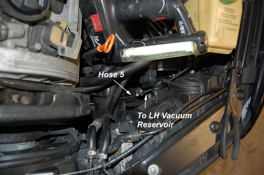 Left side of the motor